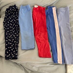 5T southern preppy girls bundle of pants - Tbbc, crewcuts, hanna Andersson